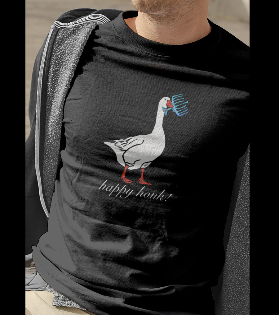 Maimonides-Nutz Happy Honk Goose With Comb T-Shirt