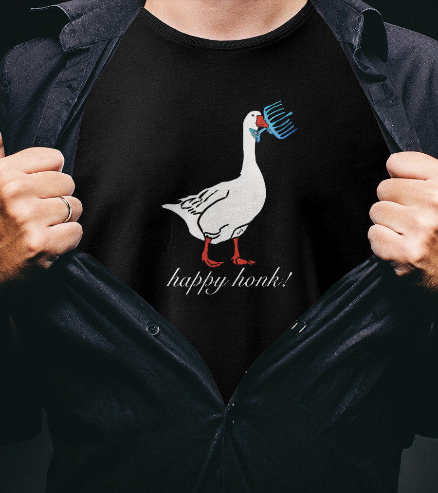 Maimonides-Nutz Happy Honk Goose With Comb T-Shirt