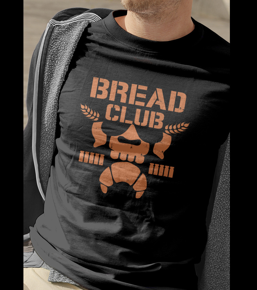 Bread Club Skull Bread Satoshi Kojima T-Shirt