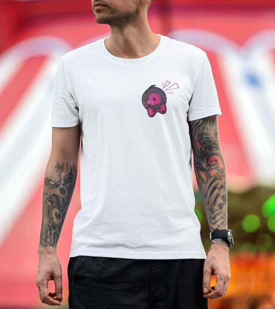 Kaden Shop Merch Fancy Eye Pink Bow Character T-Shirt