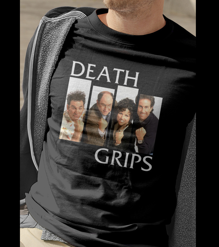 Death Grips Seinfeld Crossover Characters Fist Pose T-Shirt