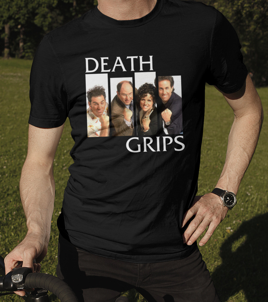 Death Grips Seinfeld Crossover Characters Fist Pose T-Shirt
