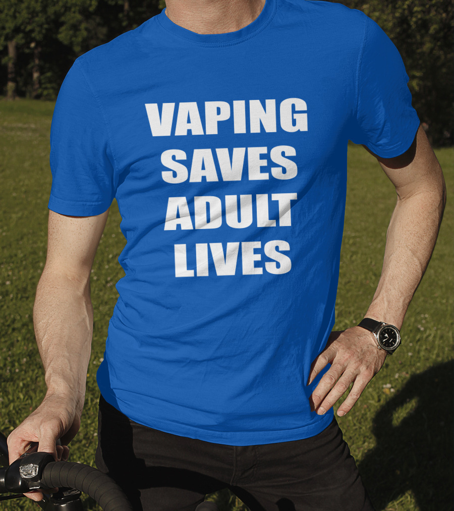 Vaping Saves Adult Lives Amanda Wheeler Advocacy Support White T-Shirt