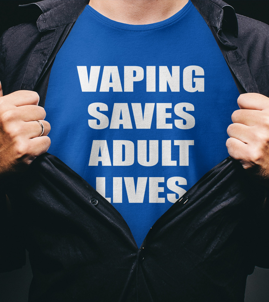 Vaping Saves Adult Lives Amanda Wheeler Advocacy Support White T-Shirt