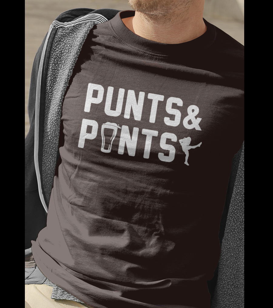 Johnny Stanton Szabo Punts And Pints Football Beer Combo T-Shirt