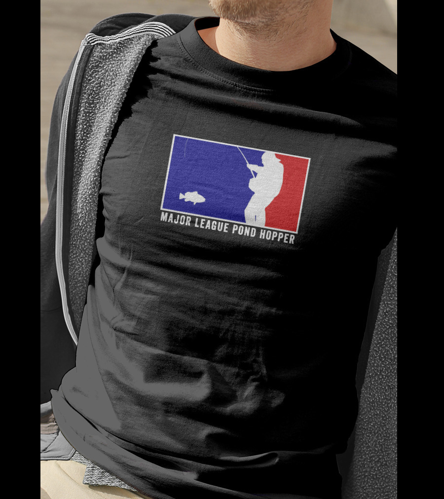 Major League Pond Hopper Fishing With Norm T-Shirt