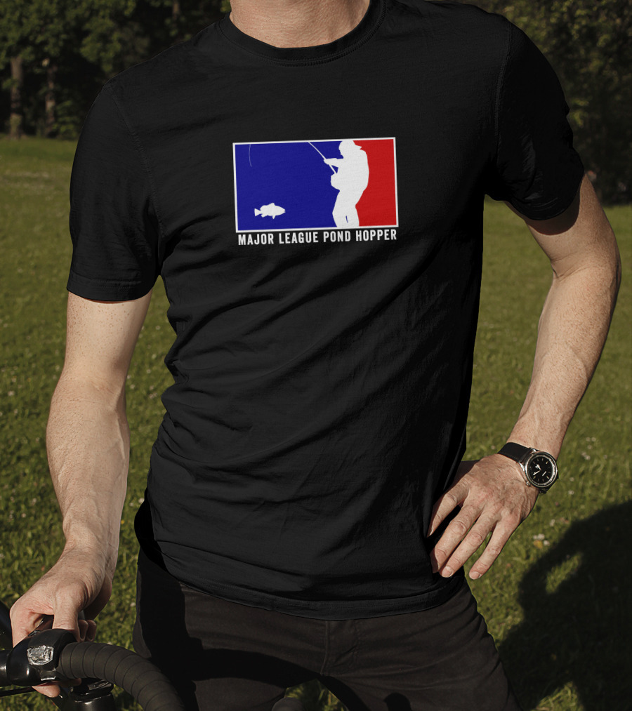 Major League Pond Hopper Fishing With Norm T-Shirt