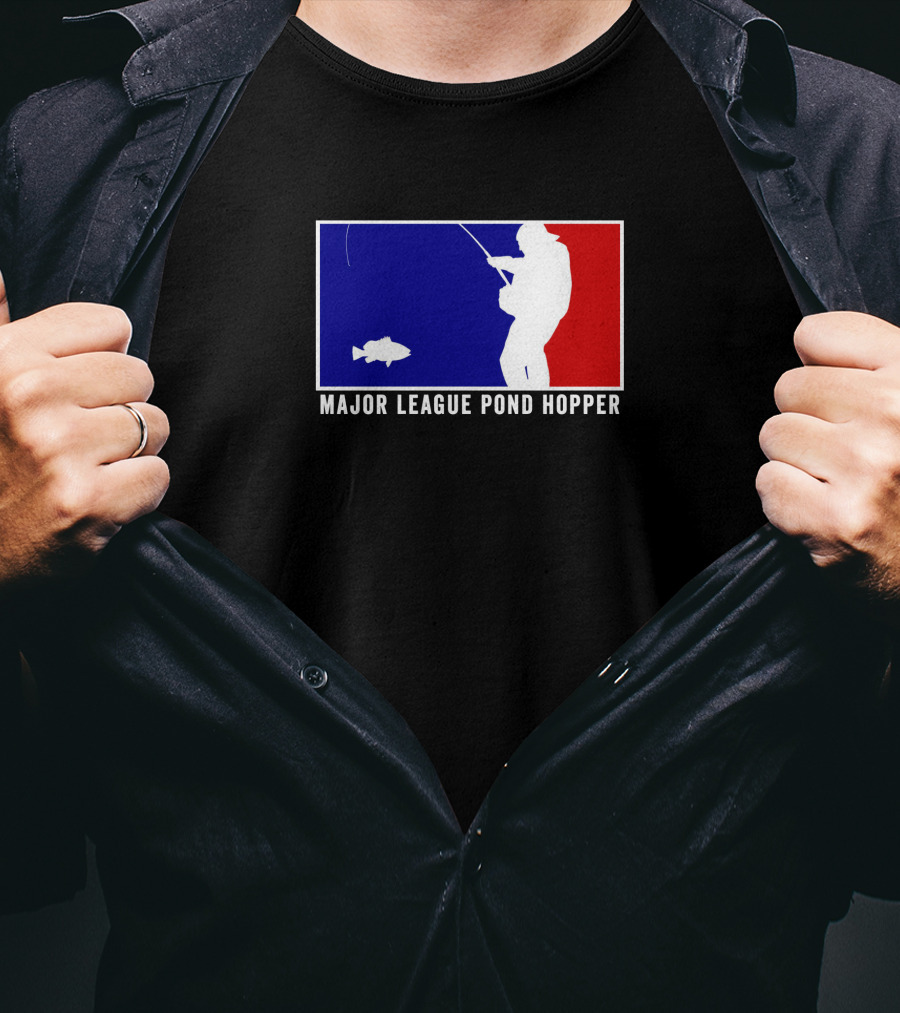 Major League Pond Hopper Fishing With Norm T-Shirt