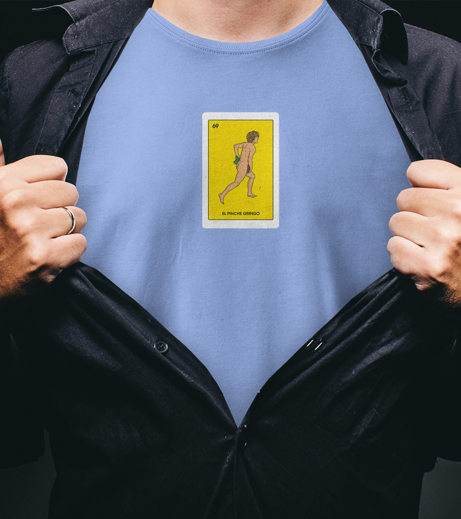 Danny Duncan Merch El Pinche Gringo 69 Running Man Card T-Shirt