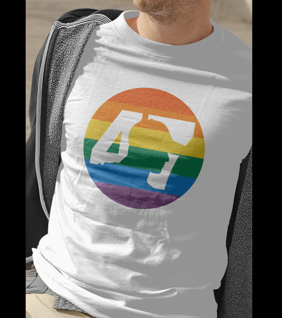 Mick Schumacher Rainbow Circle 47 Pride T-Shirt