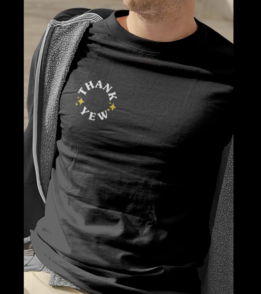 Josh Zilberberg Thank Yew Circle With Stars T-Shirt