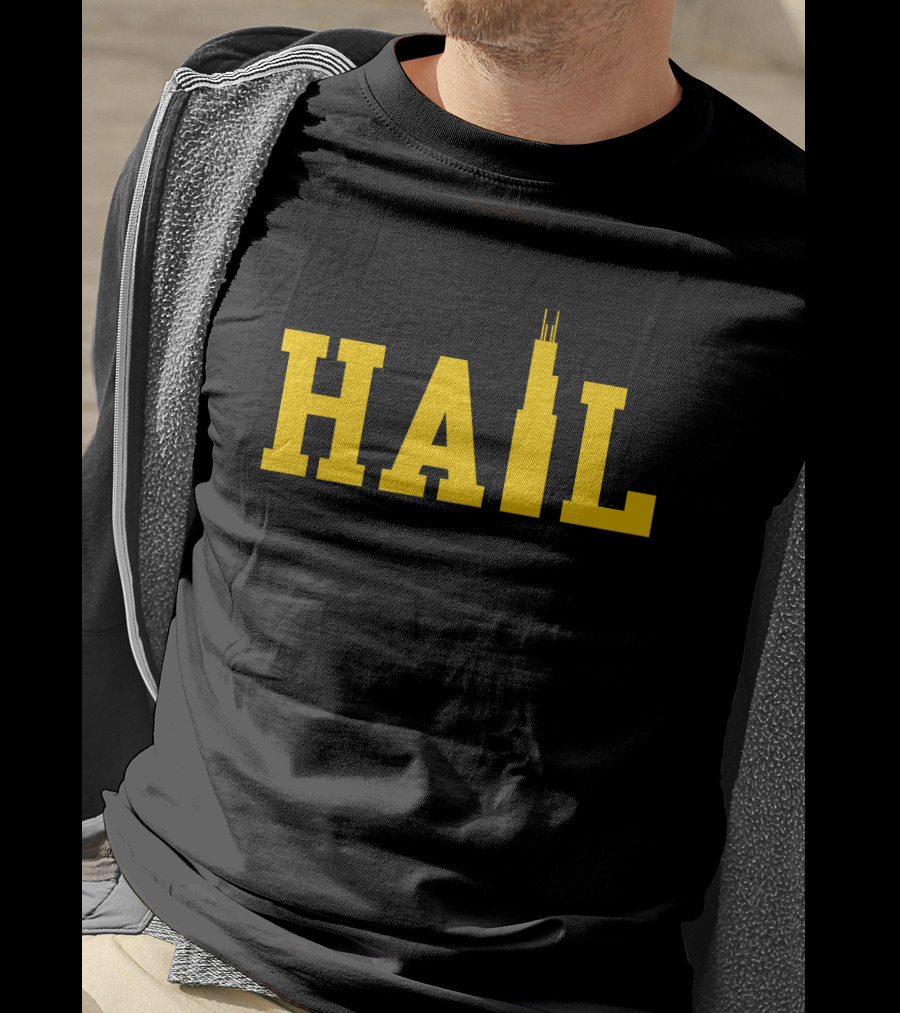 Jim Harbaugh Hail Skyline T-Shirt