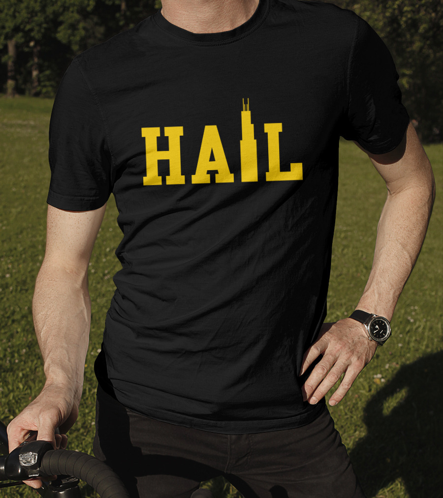 Jim Harbaugh Hail Skyline T-Shirt