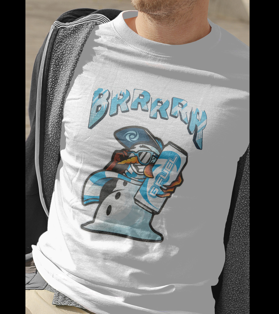 G Fuel Brrrrr Snowman Energy Drink Winter Theme Meta Threads T-Shirt