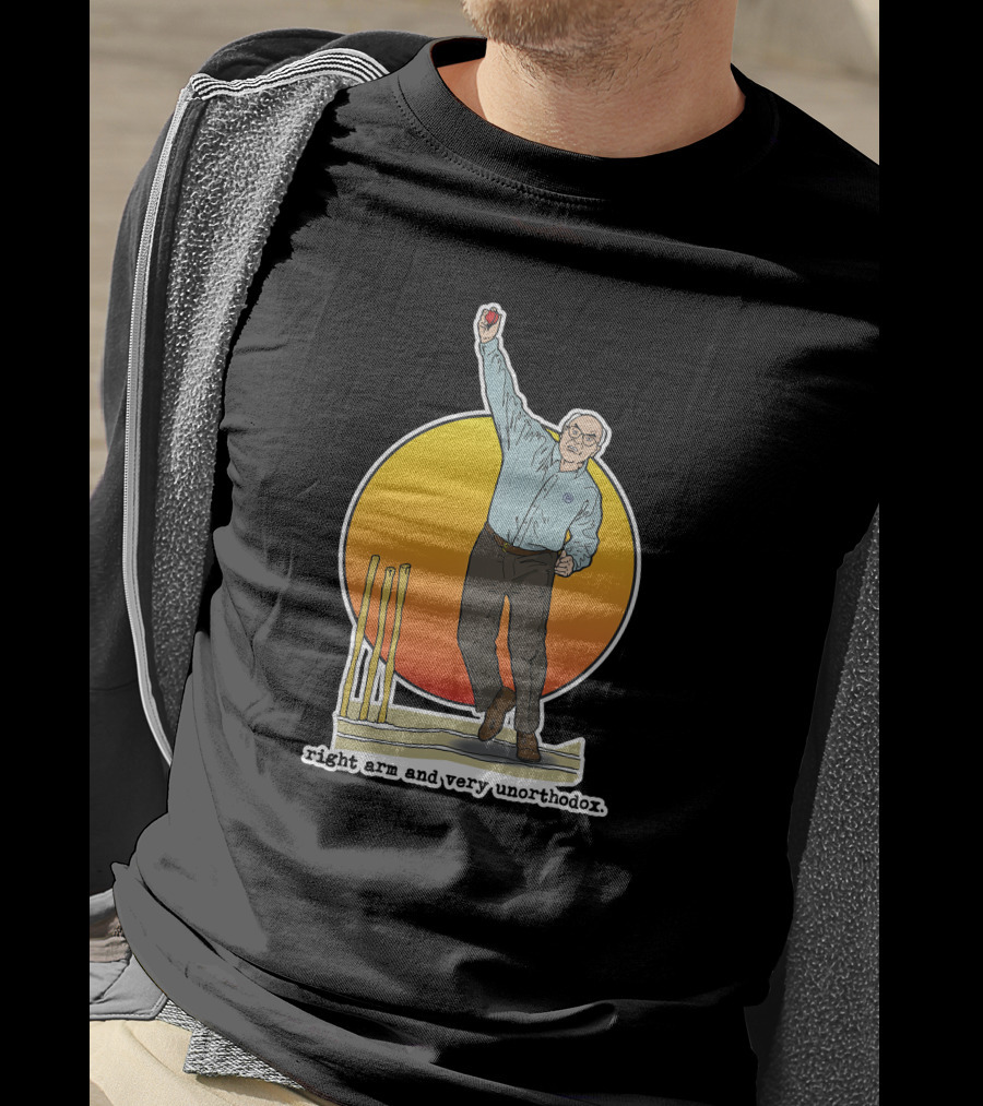 Right Arm And Very Unorthodox Bowling Stumps T-Shirt