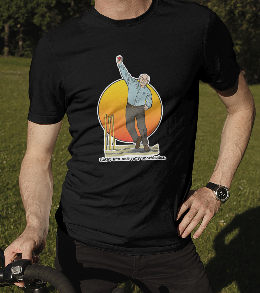 Right Arm And Very Unorthodox Bowling Stumps T-Shirt