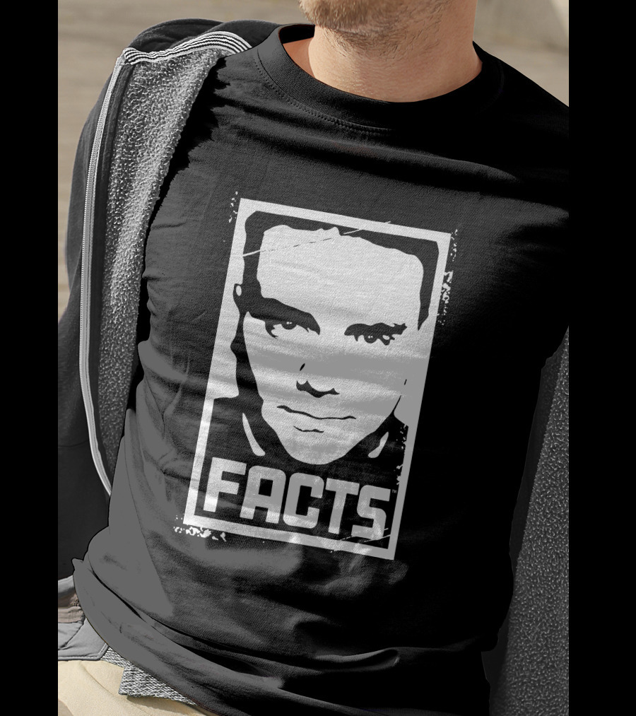Daily Wire Ben Shapiro Facts Stencil Ron Filipkowski T-Shirt