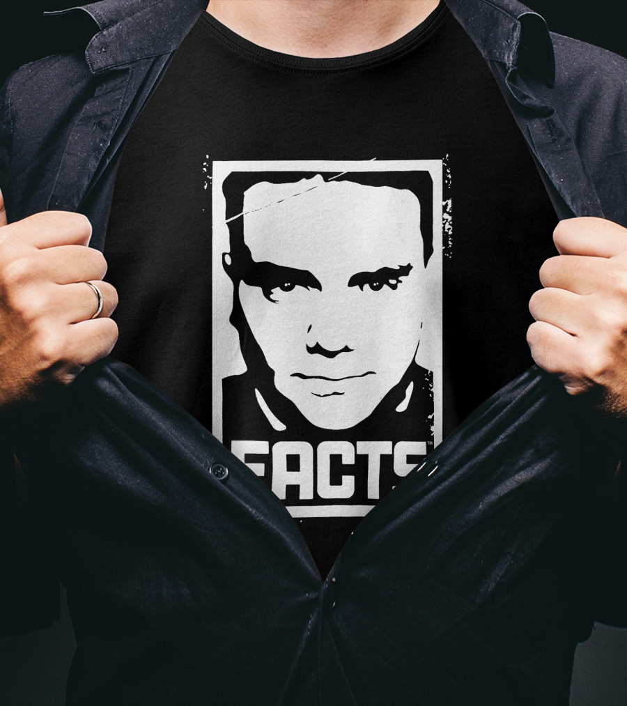 Daily Wire Ben Shapiro Facts Stencil Ron Filipkowski T-Shirt