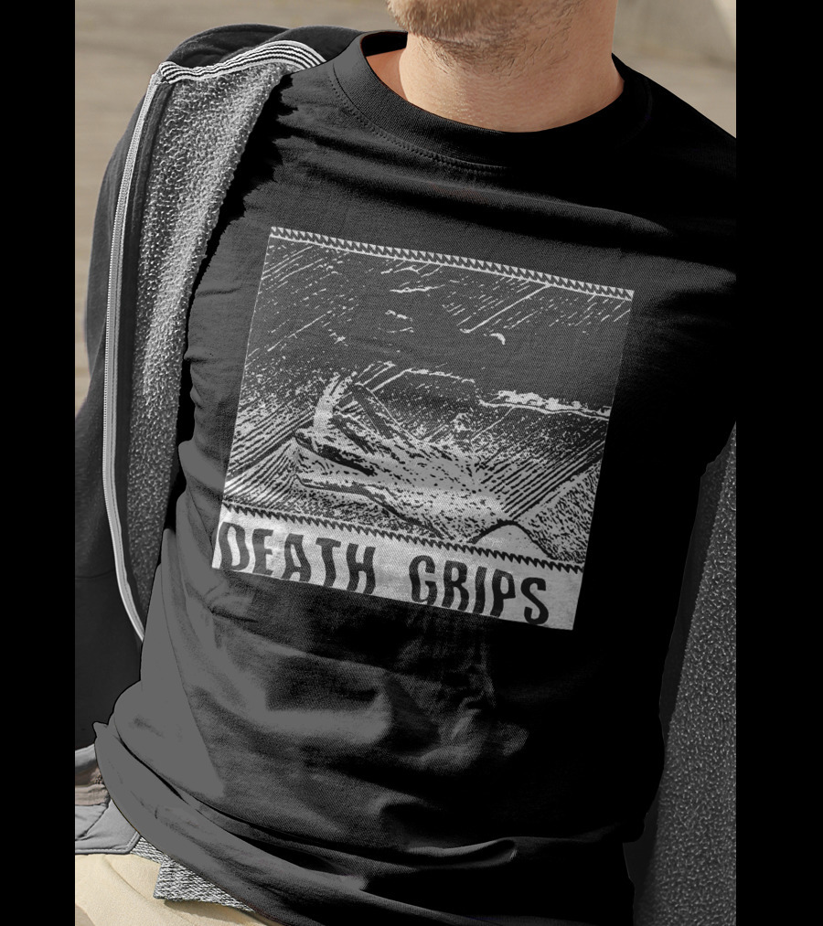 Death Grips Talented Merch Black And White Hand T-Shirt