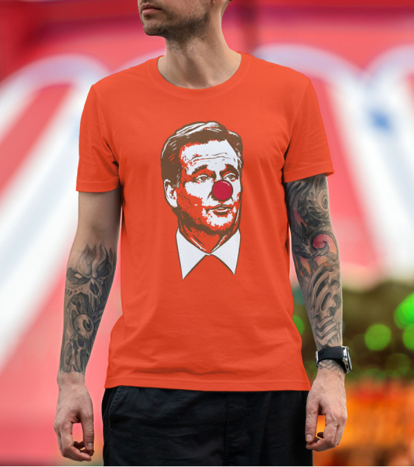 Premium T-Shirt: Cle Clown NFL Roger Goodell Red Nose Satire T-Shirt Cle Clown NFL Roger Goodell Red Nose Satire T-Shirt