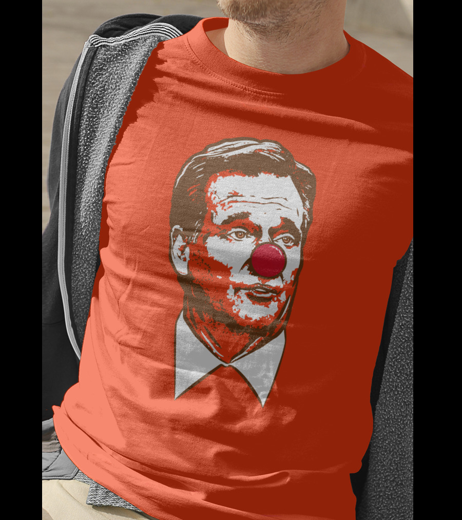 Cle Clown NFL Roger Goodell Red Nose Satire T-Shirt