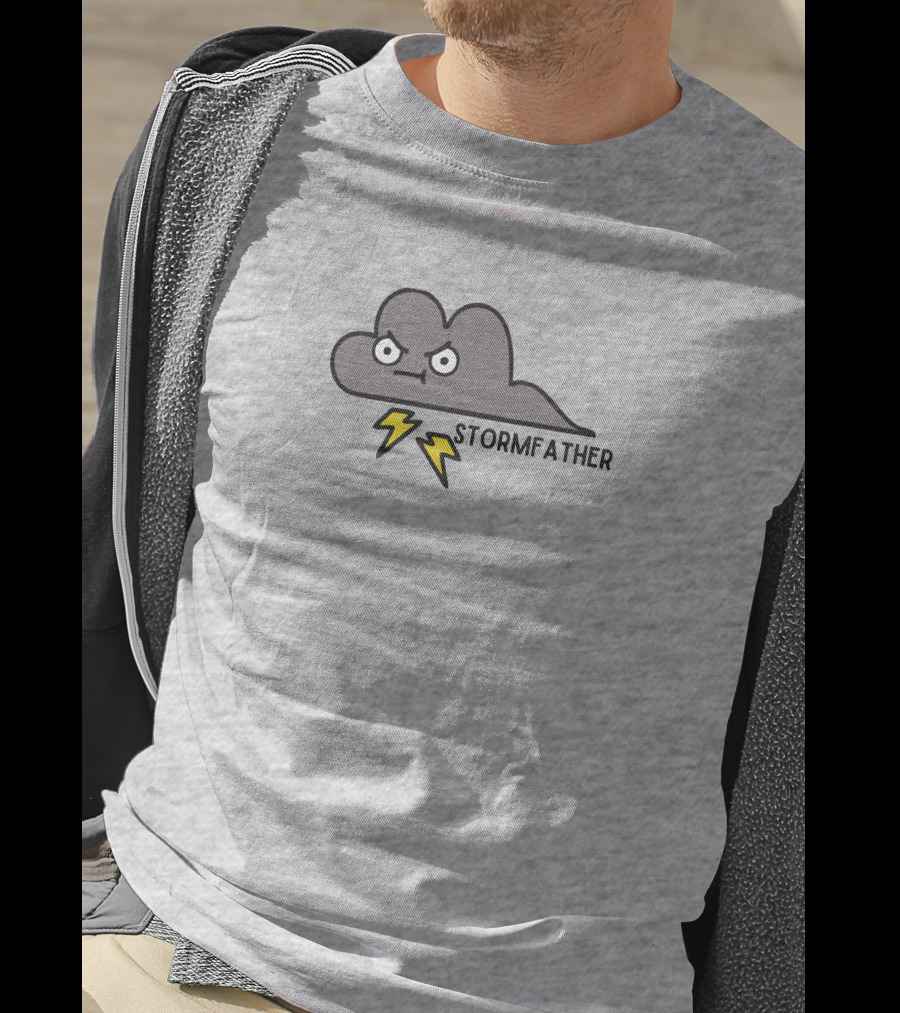 Stormfather Angry Cloud With Lightning Stormlight Archive T-Shirt