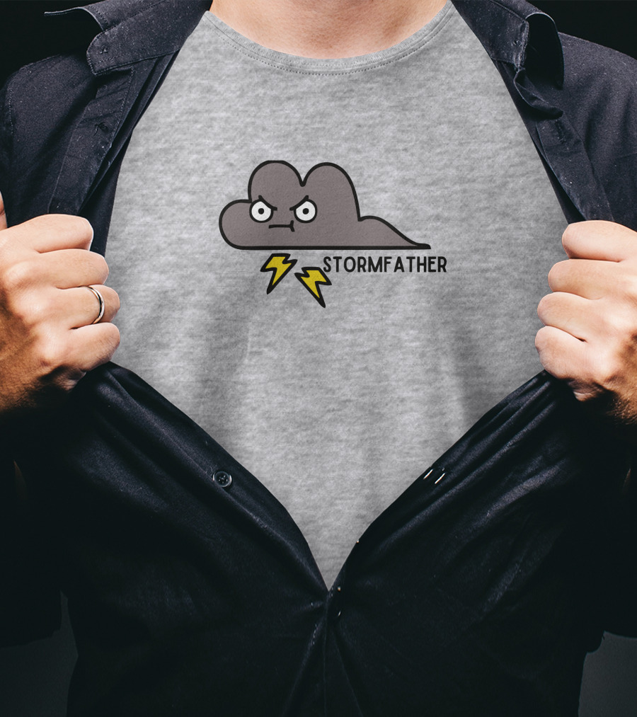 Stormfather Angry Cloud With Lightning Stormlight Archive T-Shirt