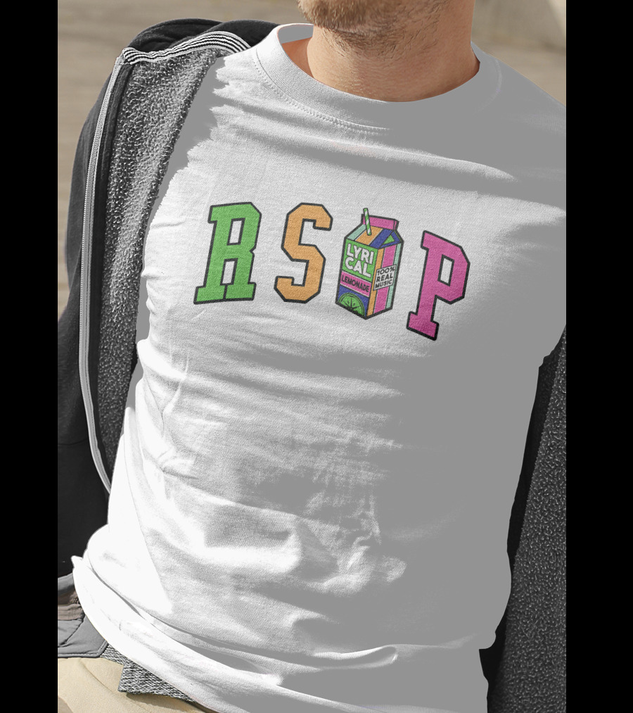 RSVP Lyrical Lemonade Drink Box Logo Cream Merch T-Shirt