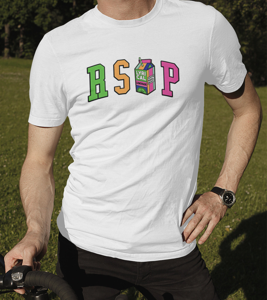 RSVP Lyrical Lemonade Drink Box Logo Cream Merch T-Shirt