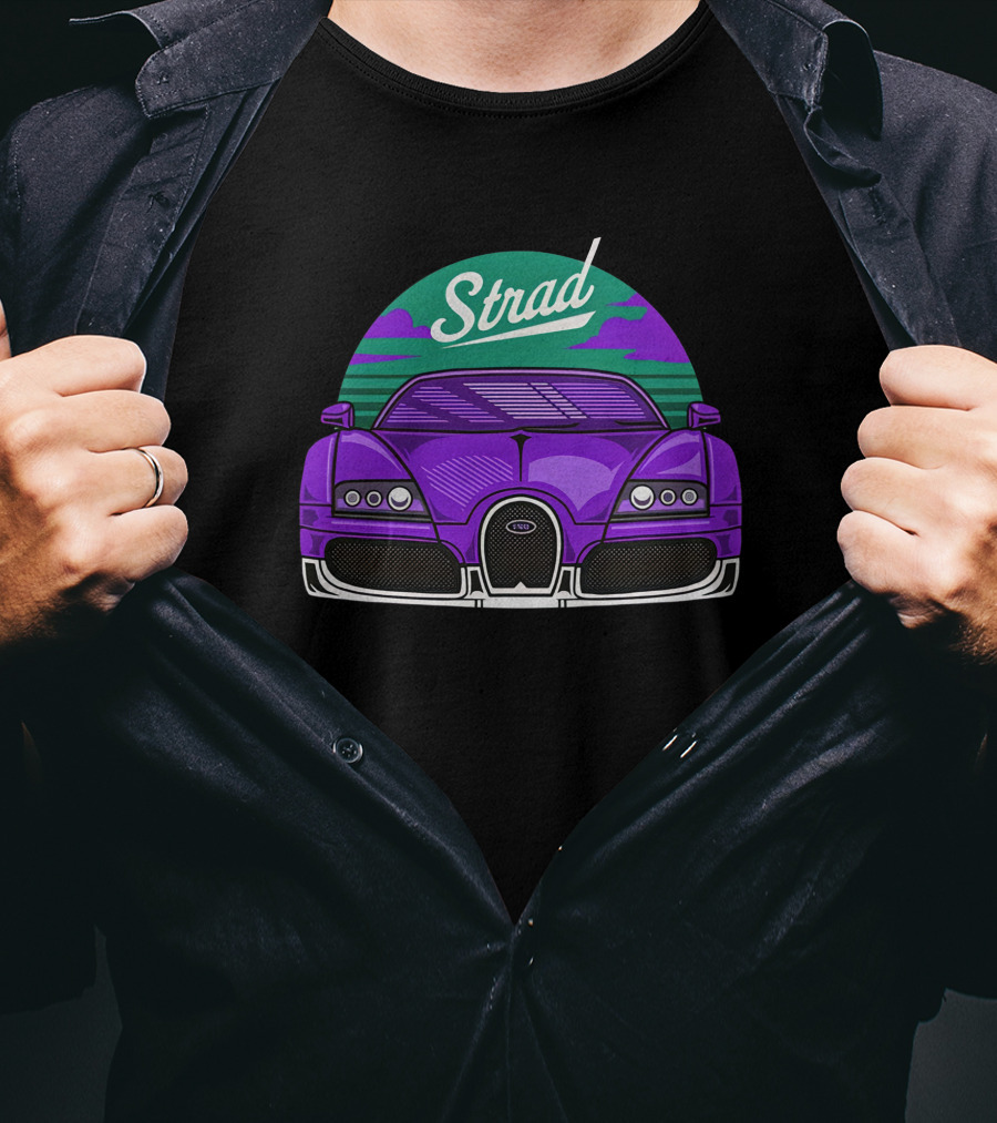 Stradman Merch Strad Purple Bugatti T-Shirt