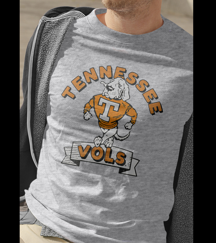Chris Lofton Tennessee Vols Vintage Smokey Mascot Homefield T-Shirt