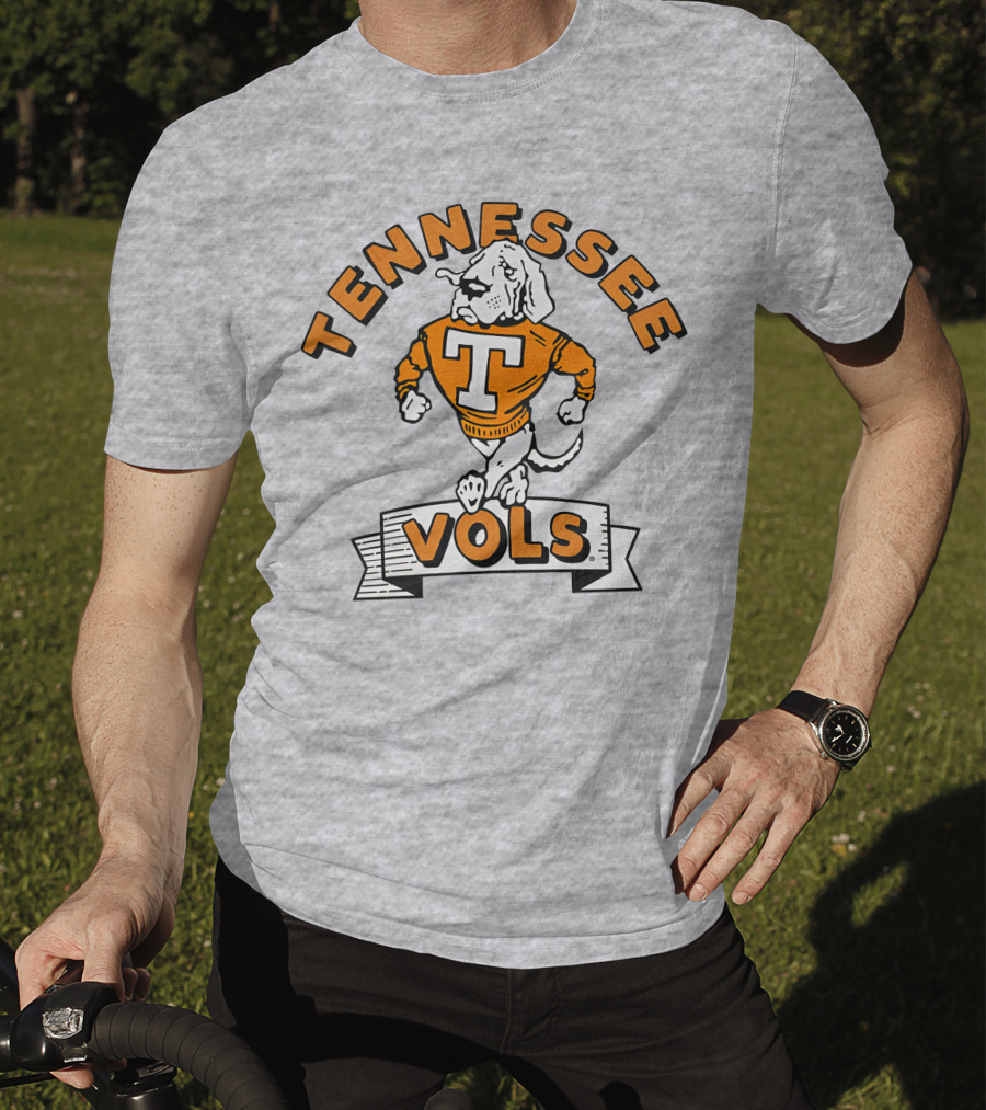Chris Lofton Tennessee Vols Vintage Smokey Mascot Homefield T-Shirt