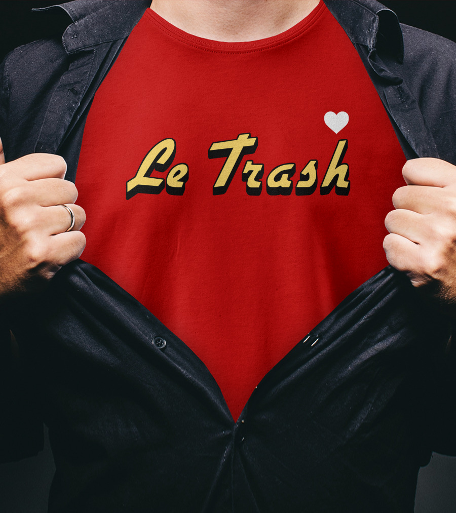 Le Trash Prime Video Fatin Jadmani Heart T-Shirt