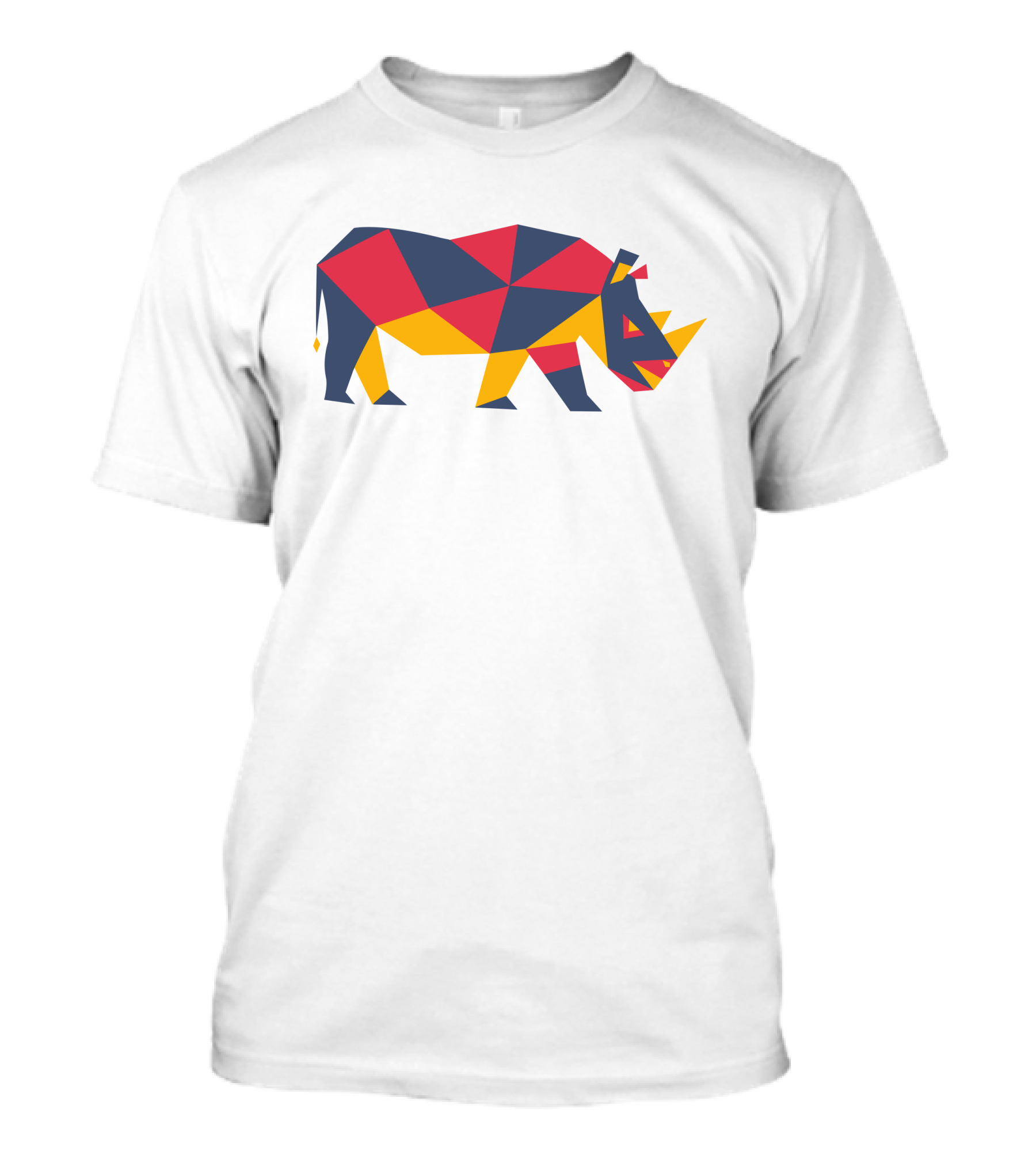 Kevin Pietersen Sorai Shop Rhino Geometric Multicolor T-Shirt