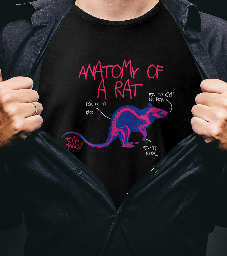 Noahfinnce Anatomy Of A Rat For You To Kiss Smell Fear Steal Hottopic T-Shirt