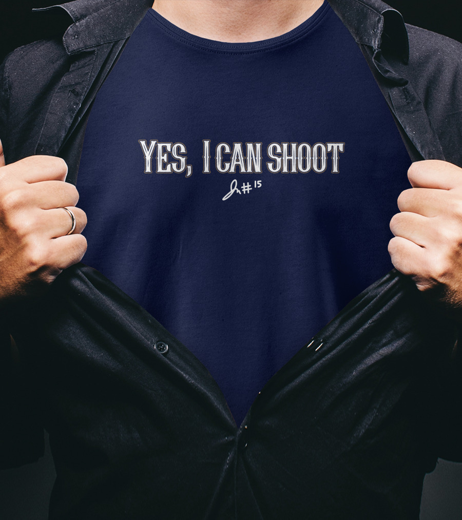 Yes I Can Shoot Jose Alvarado #15 T-Shirt
