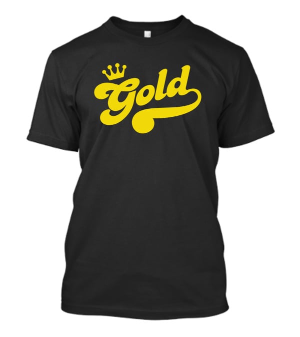 Lamar Jackson Gold Funko Crown T-Shirt