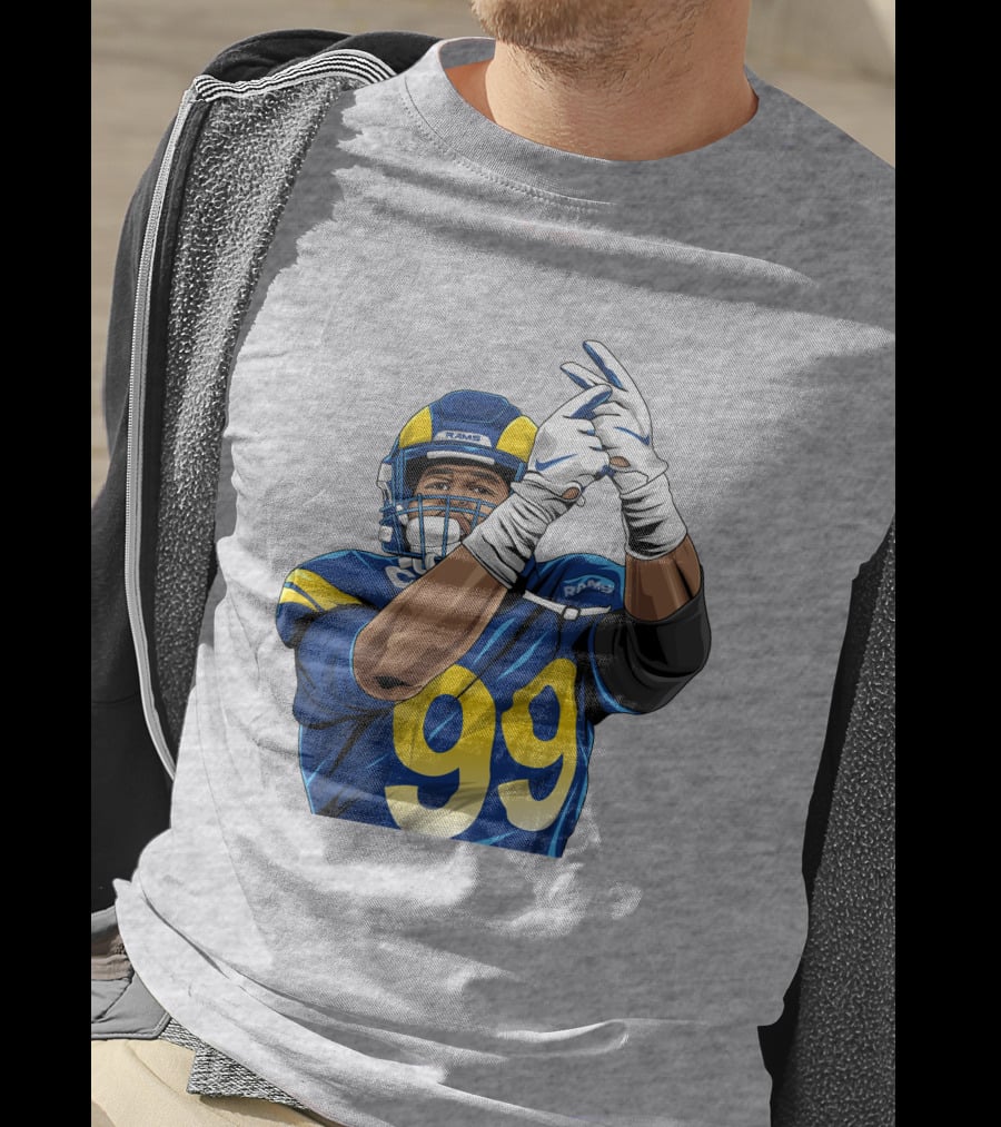 Aaron Donald 99 Rams House Jobsfinished20 Football Player T-Shirt