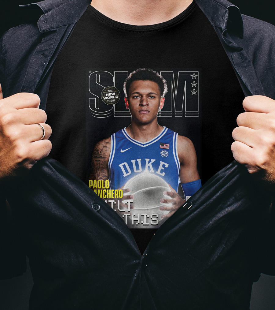 Slam Cover Paolo Banchero Duke Built For This New World Issue T-Shirt