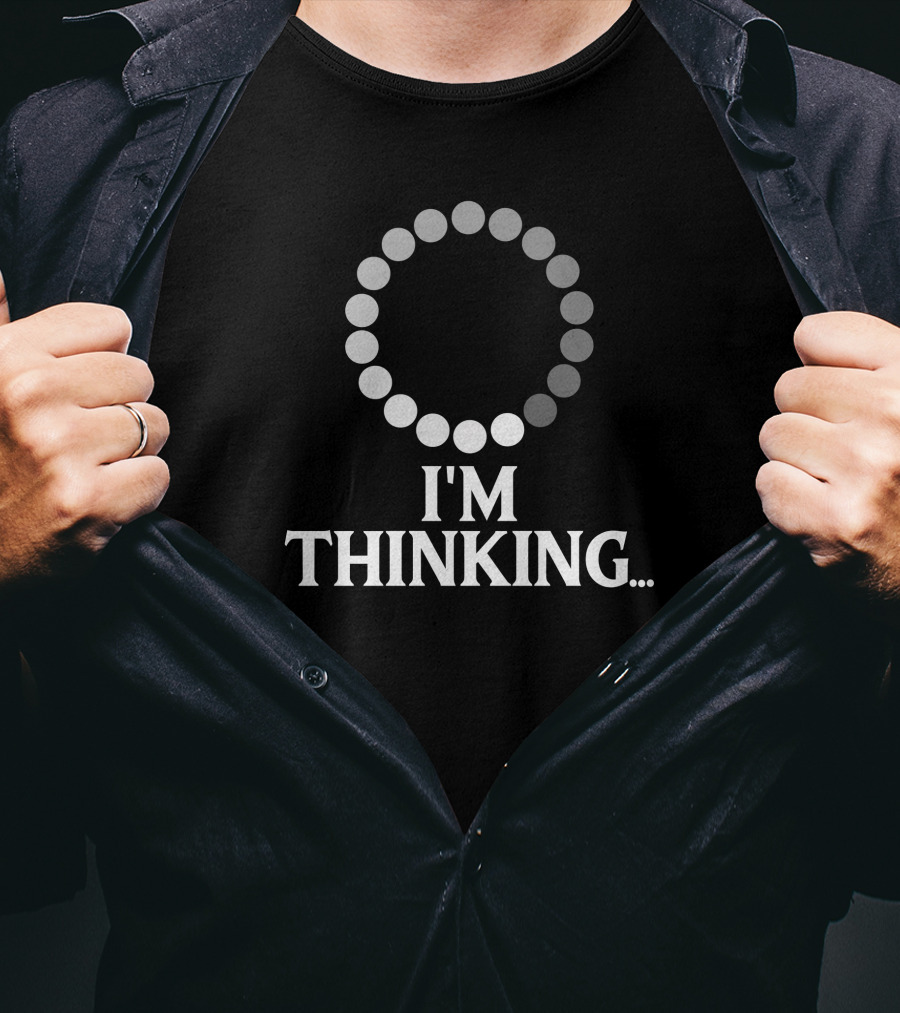 Whoopi Goldberg I'm Thinking Loading Animation T-Shirt