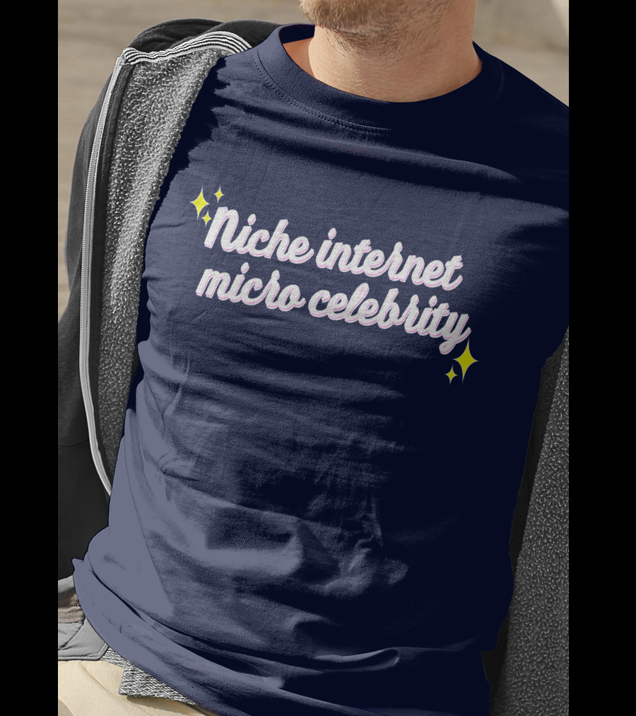 Niche Internet Micro Celebrity Srishtigargg Sparkling Text T-Shirt
