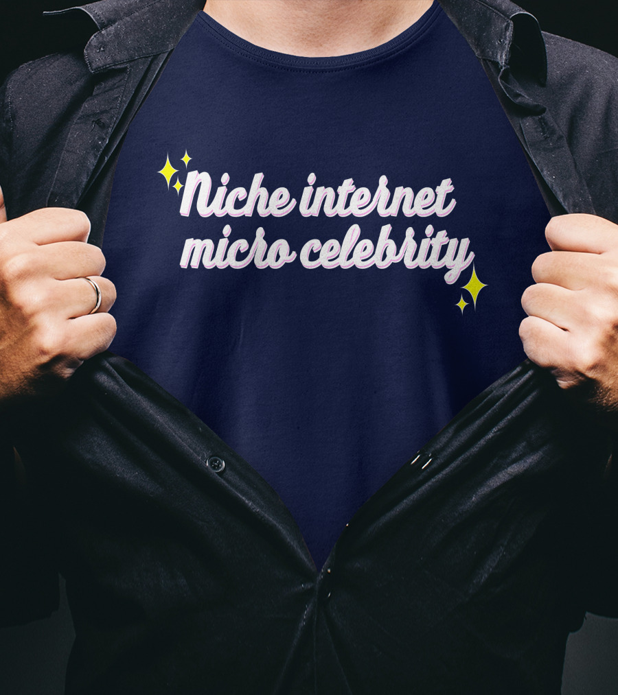 Niche Internet Micro Celebrity Srishtigargg Sparkling Text T-Shirt