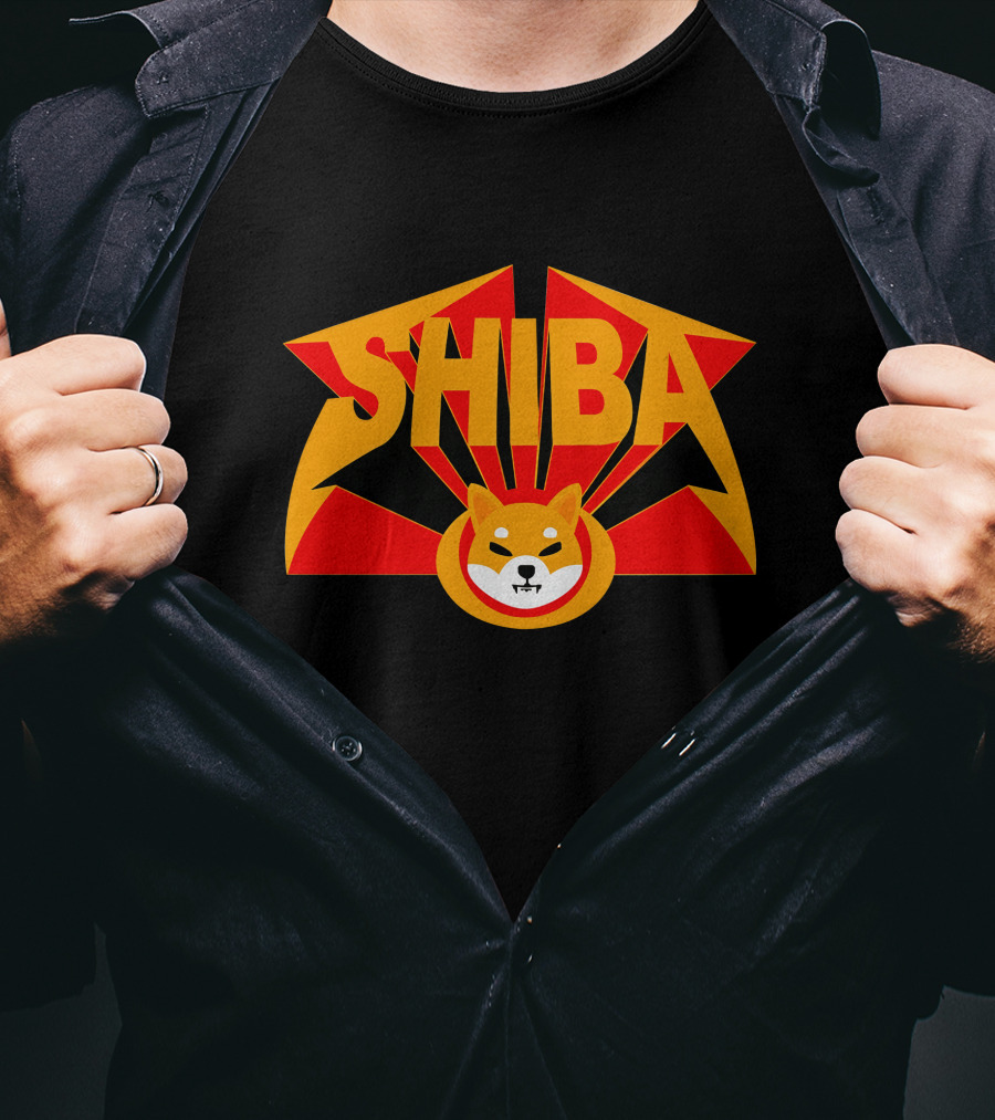SHIBA Decentralized Merch Rockstar Shiba Steven Cooper T-Shirt