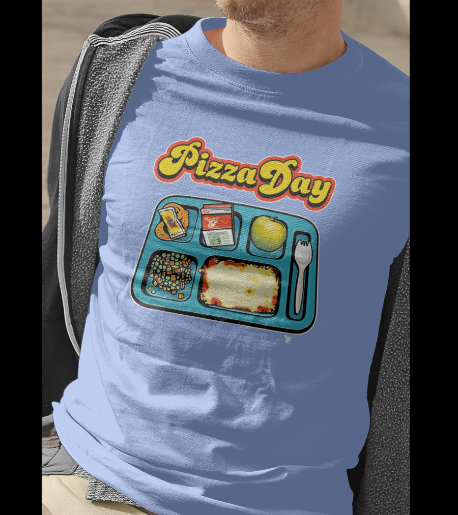 Super 70s Sports Store S7s Pizza Day Lunch Tray T-Shirt