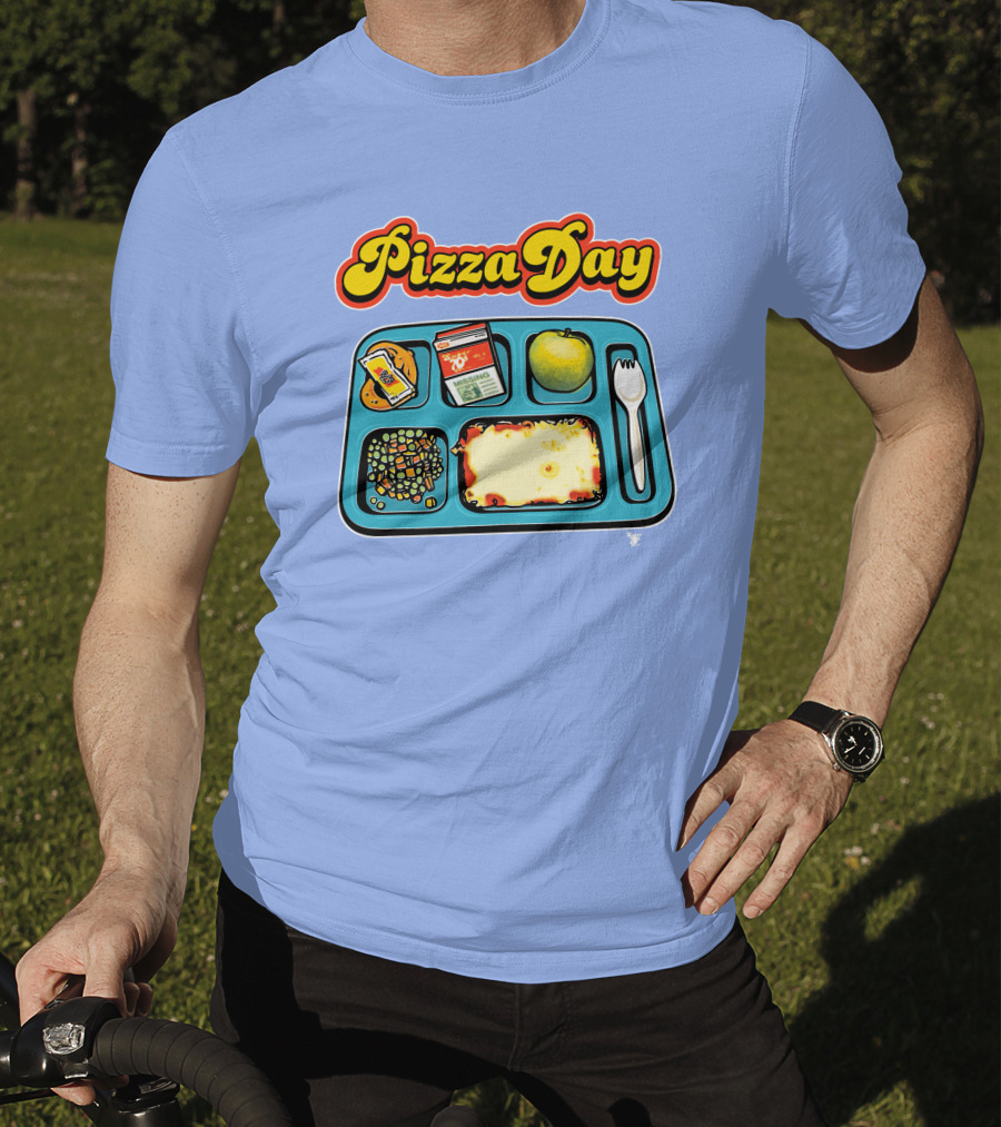 Super 70s Sports Store S7s Pizza Day Lunch Tray T-Shirt