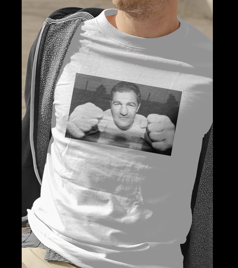 Jeff Garlin Rocky Marciano Boxing Legend Fists Up T-Shirt