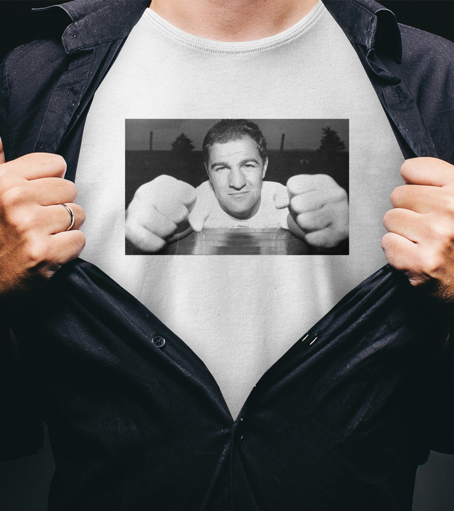 Jeff Garlin Rocky Marciano Boxing Legend Fists Up T-Shirt