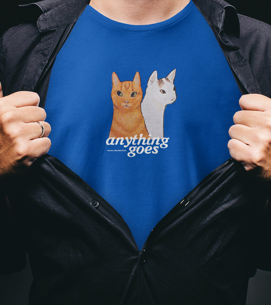 Anything Goes Emma Chamberlain Merch Cats T-Shirt