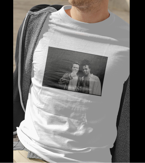 Jeffrey Wright Basquiat Two Gordons 1995 Gotham City Pass The Light Iconic Portrait Black And White Photography T-Shirt