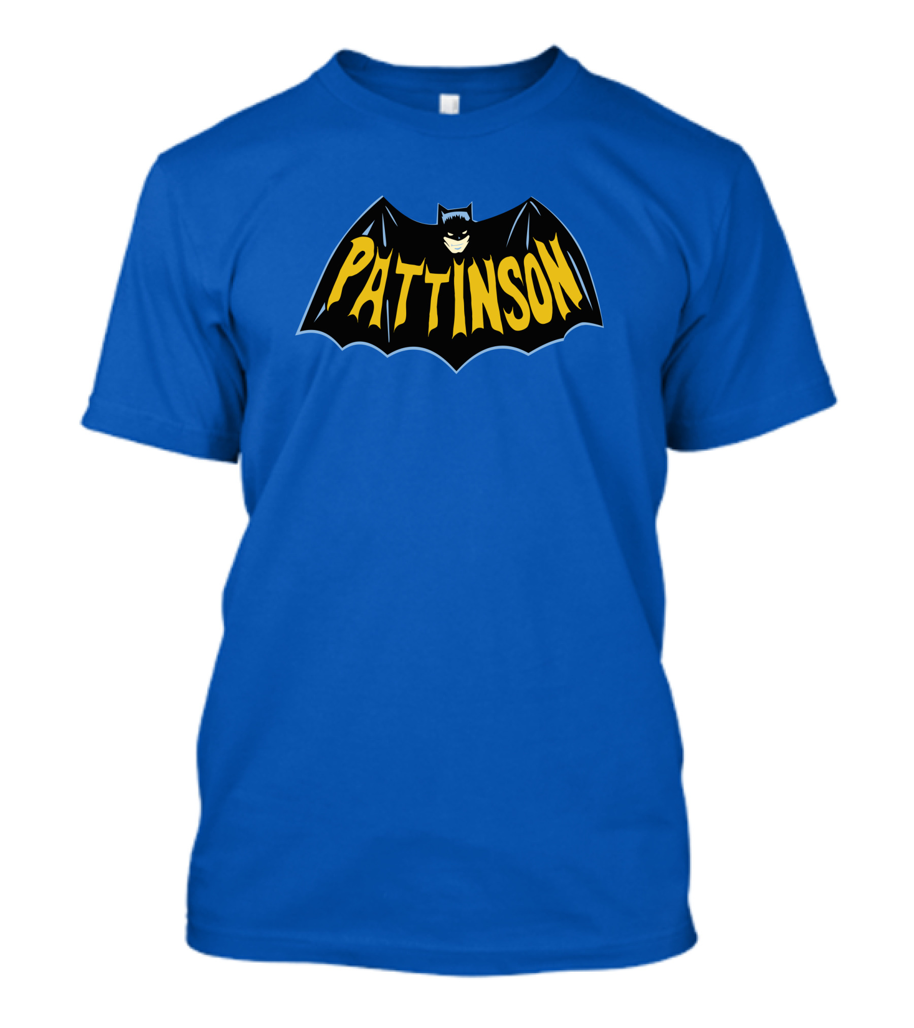 Pattinson Bat Logo Monochrome Comic T-Shirt